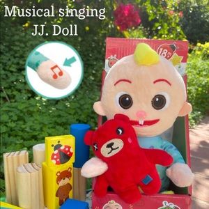 JJ cocomelon musical plush doll